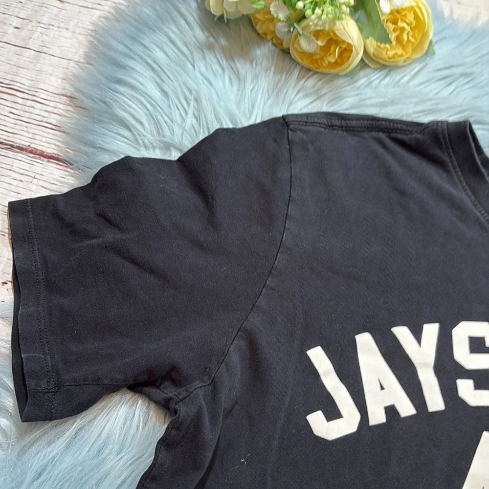 Nike Air Jays, Treys, and Fadeaways Black White Short Sleeve Tee sz S
